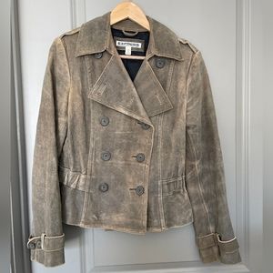Express Suede Leather Jacket Size 10